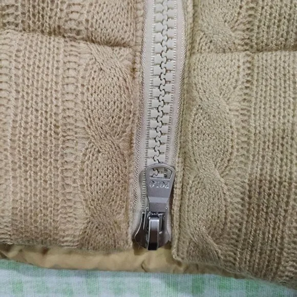 Polo Ralph Lauren Women's Cable-Quilted Wool-Cashmere Jacket - Picture 4 of 11